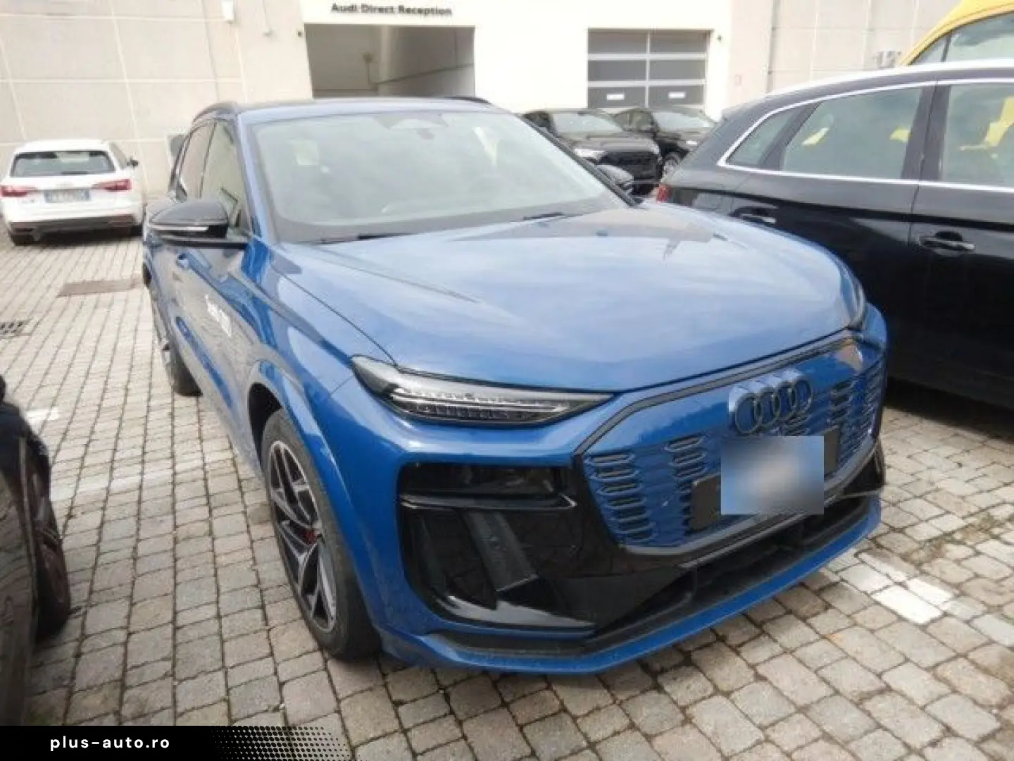 SQ6 e-tron quattro edition one blue Panoramadach