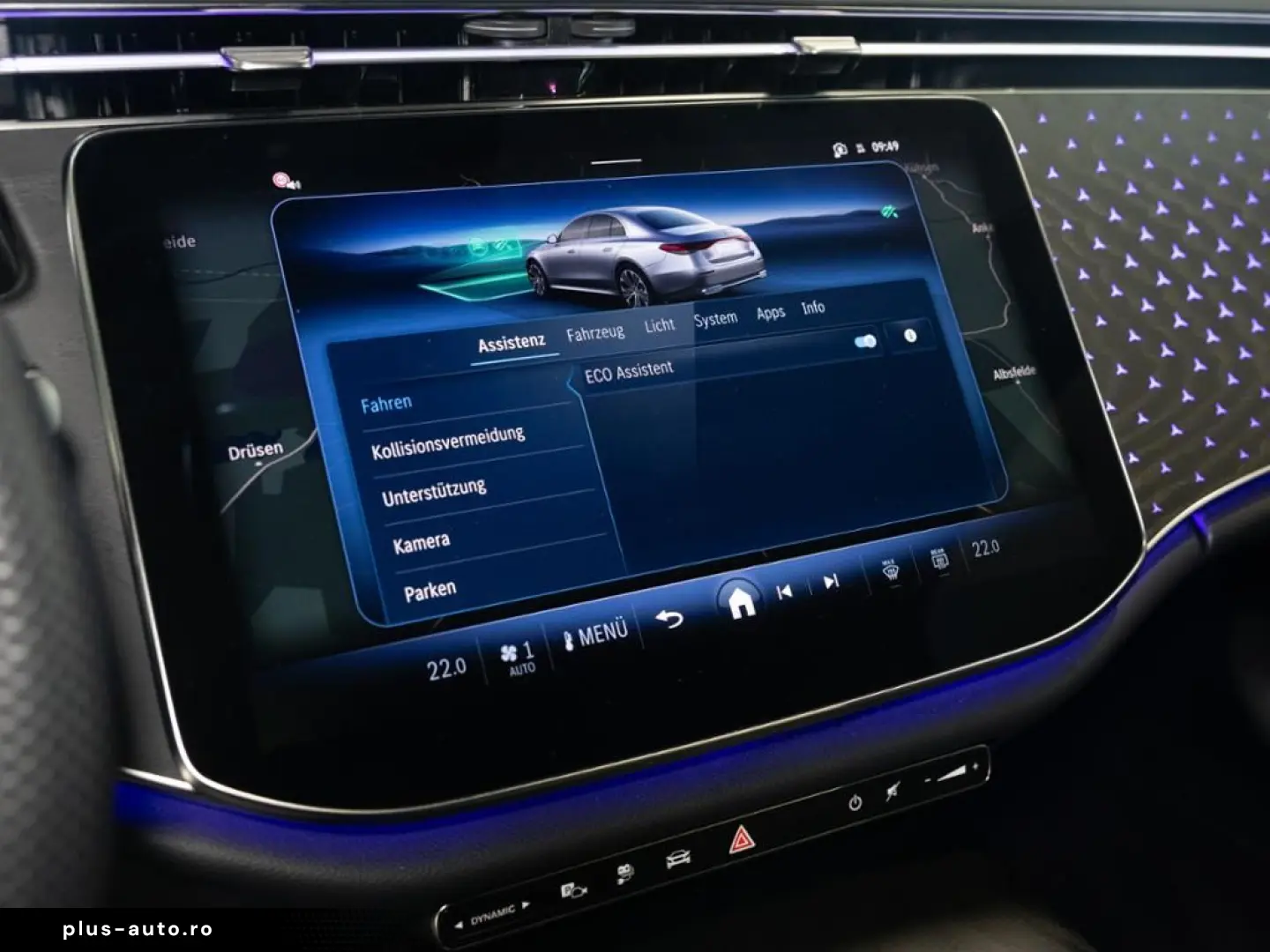 E 300 e   AMG BURM NIGHT DISTR KAMERA SPUR PDC