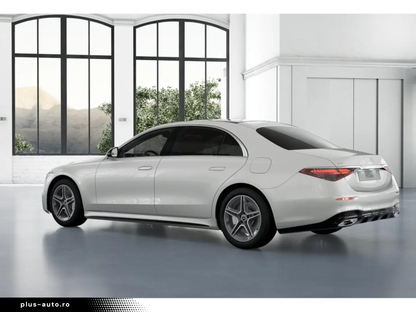 S 580 e Limousine lang AMG MBUX Burm Night LED