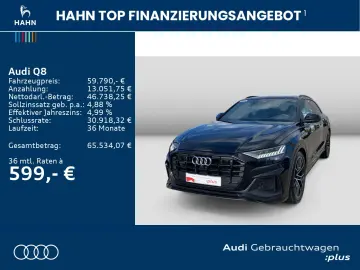 Q8 55TFSI quattro S tronic Matrix B&O Pano CAM
