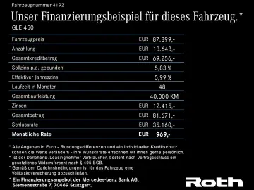 GLE450d AMG 22  Pano AHK Night Multib Burmester