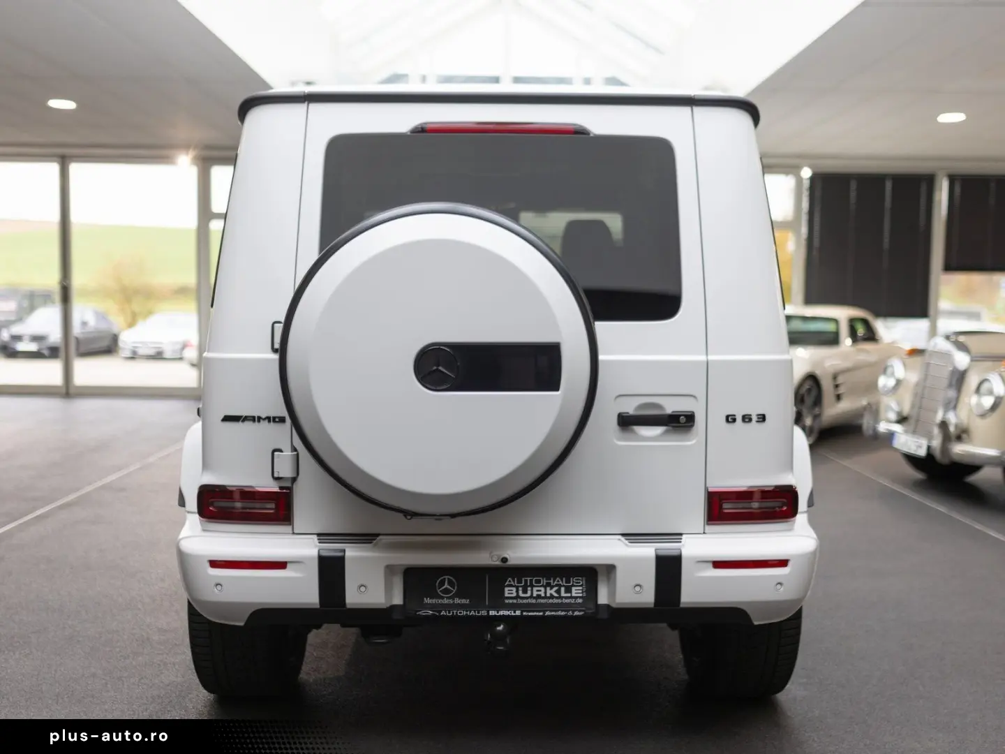 G 63 weiß-magno Fahrwerk NightI II Stdhzg 360