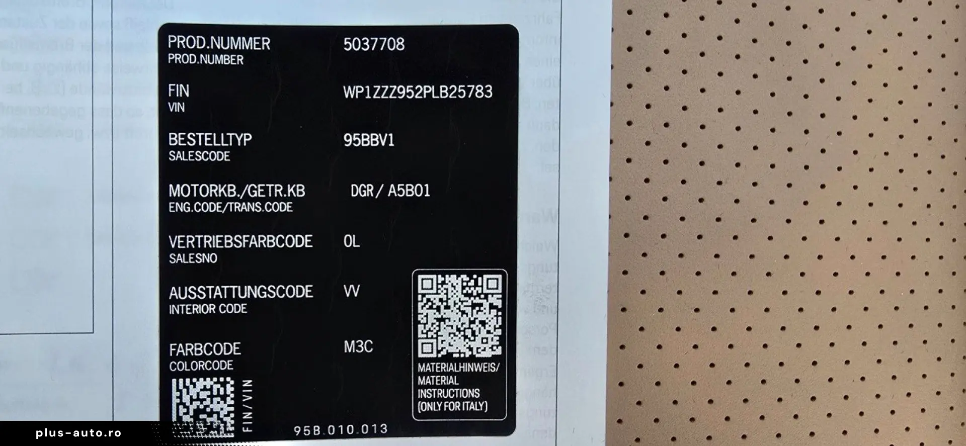 Macan S ALU20  18WegeSportSi PDLS  Kamera