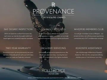 Rolls-Royce Ghost  PROVENANCE
