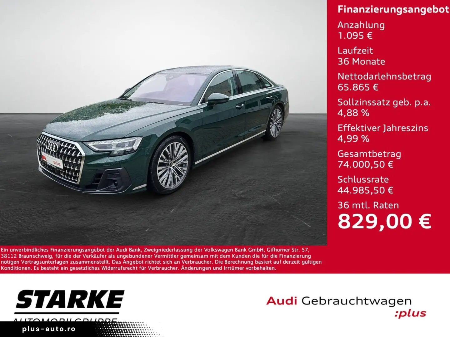 A8 60 TFSI tiptronic quattro NaviPlus Matrix Led