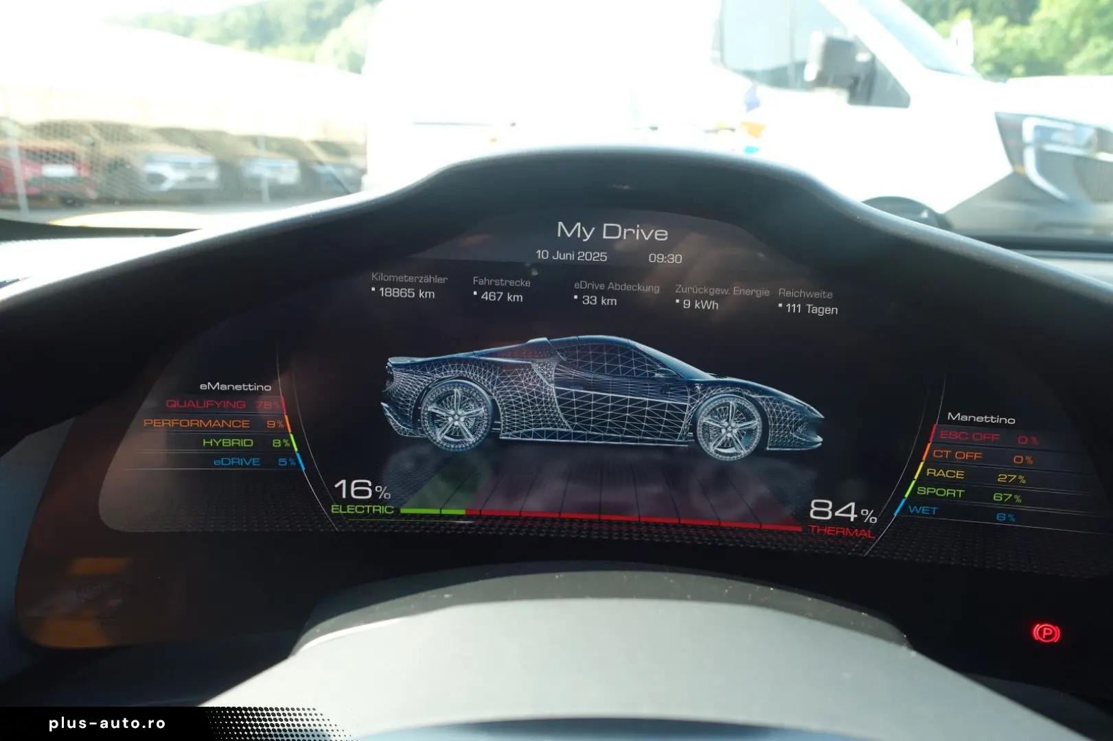 FERRARI 296 GTS Karbon Lift JBL Surround View Garantie