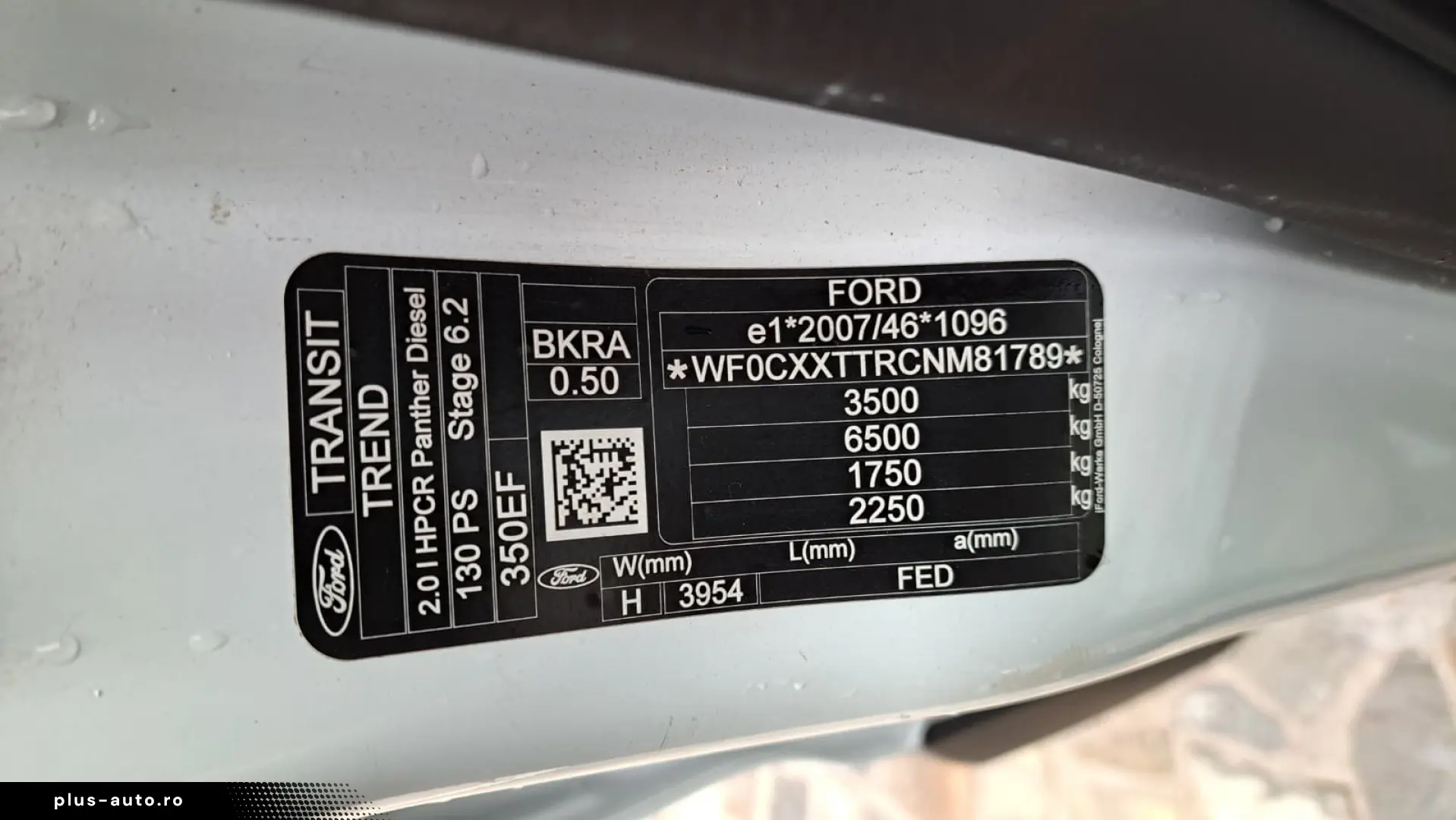 FORD TRANSIT D-CAB TREND L4 RWD