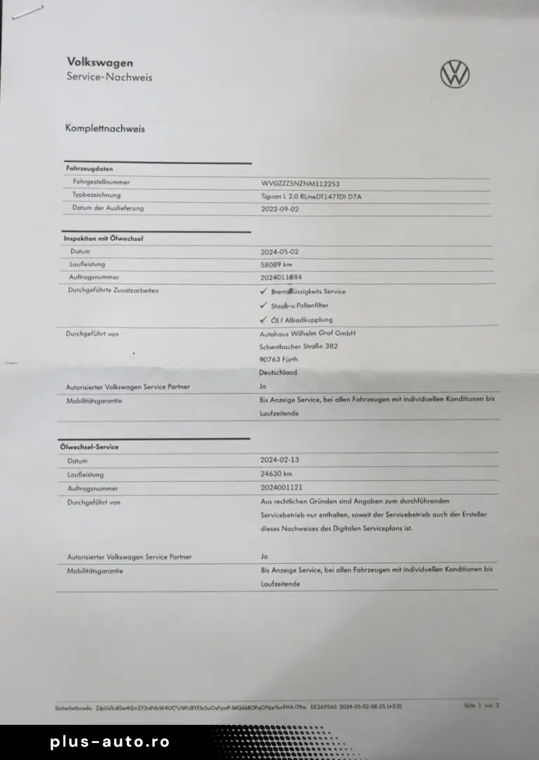 VW Tiguan Allspace R-Line 4Motion 2.0 TDI ACC Matri