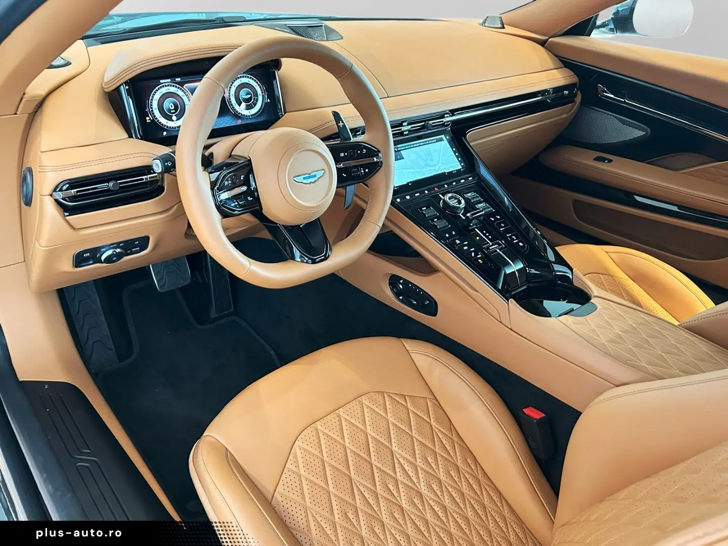 ASTON MARTIN DB12 Minotaur Green Oxford Tan Bowers & Wilkins