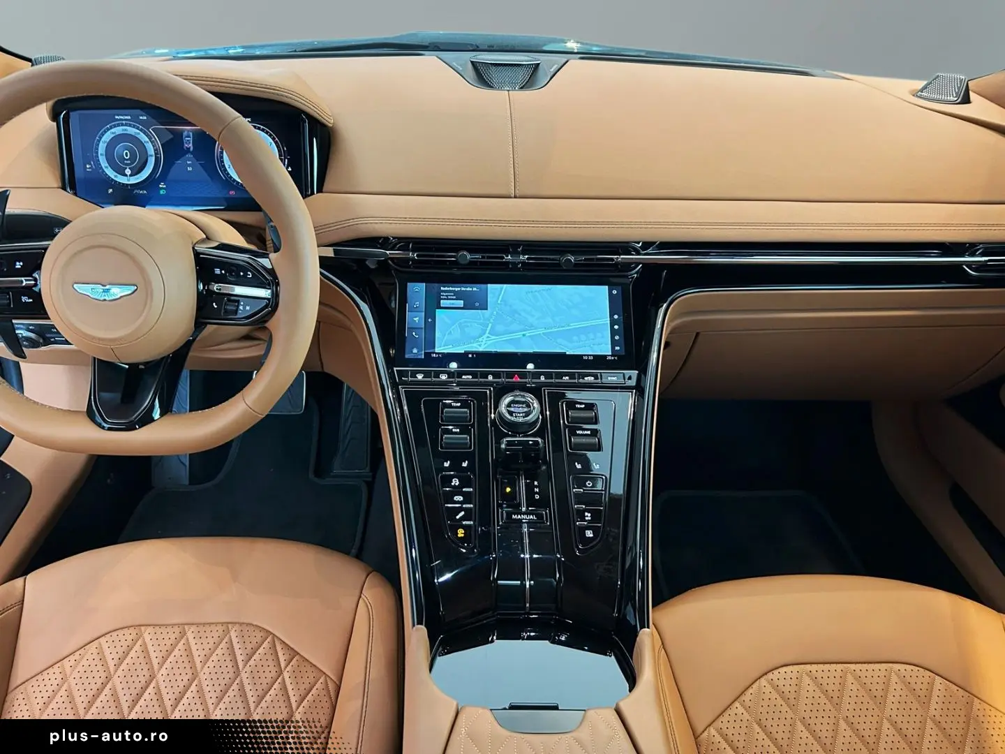 ASTON MARTIN DB12 Minotaur Green Oxford Tan Bowers & Wilkins