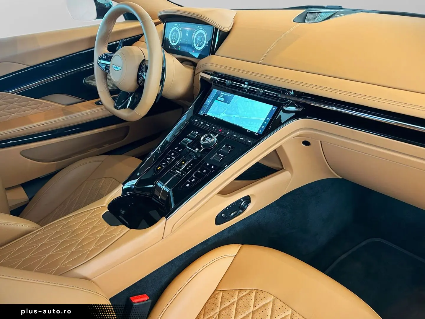 ASTON MARTIN DB12 Minotaur Green Oxford Tan Bowers & Wilkins