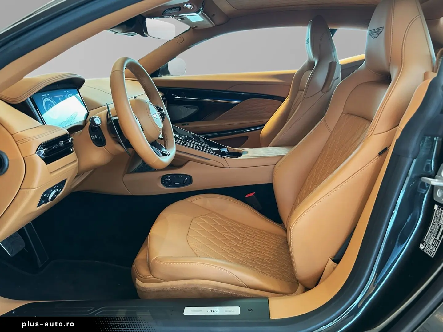 ASTON MARTIN DB12 Minotaur Green Oxford Tan Bowers & Wilkins