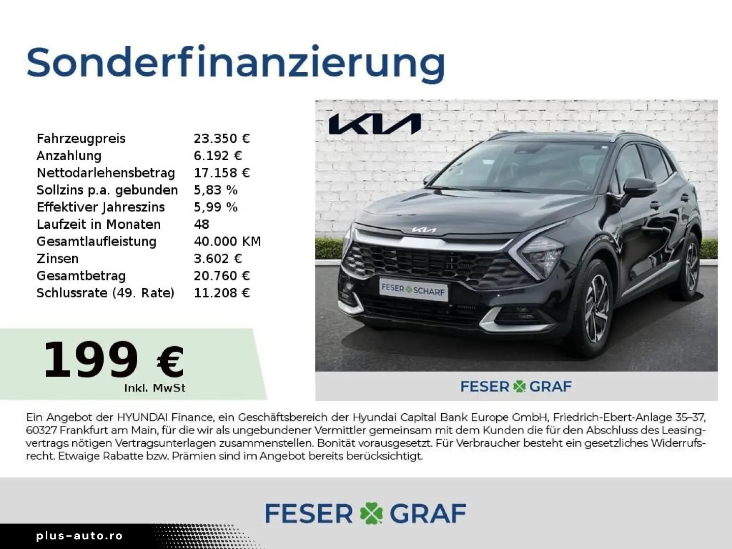 KIA Sportage Vision Komfort-P Navi Teilleder SHZ LED