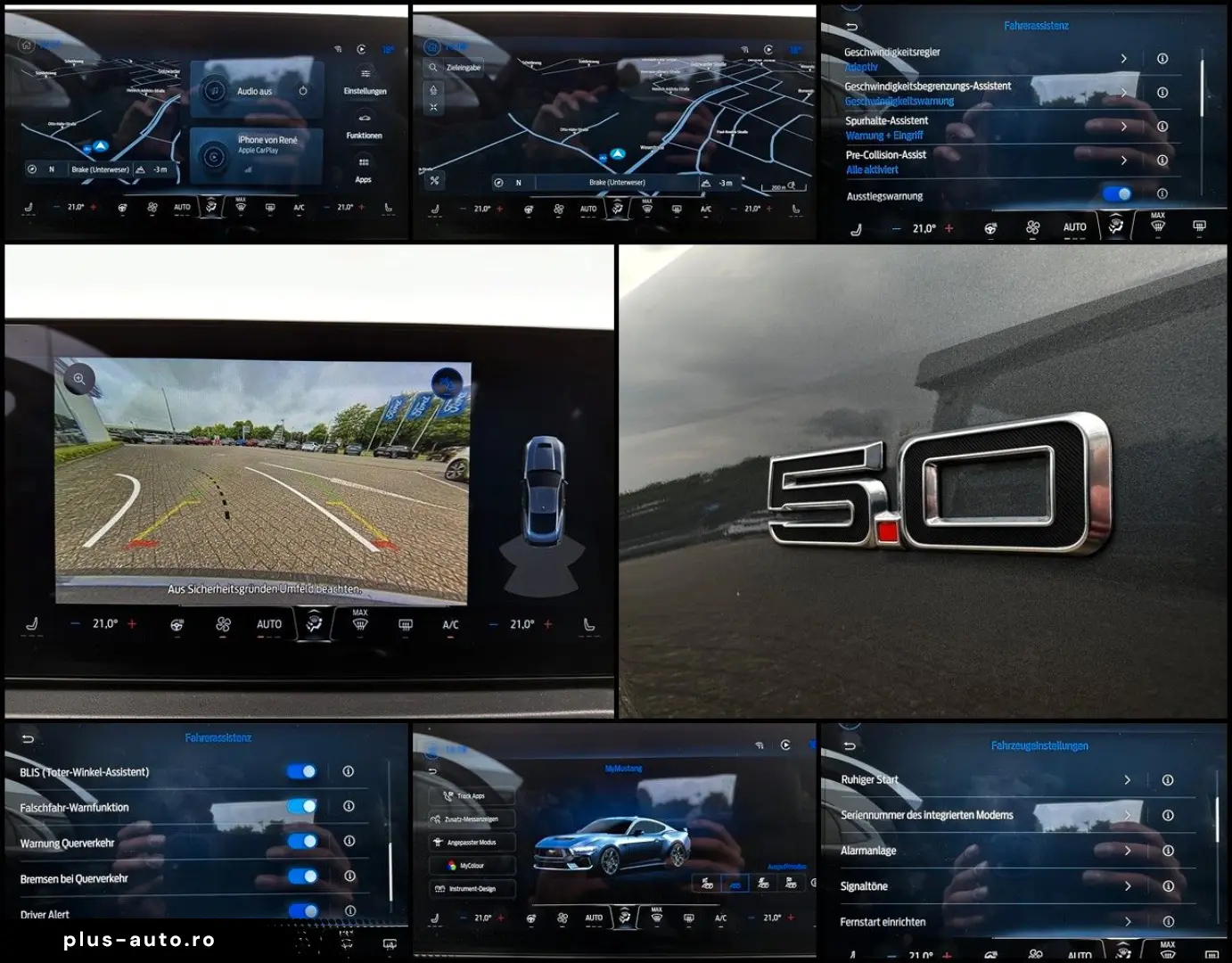 FORD Mustang Fastback 5.0 V8 GT LED BLIS Sync4 RFK