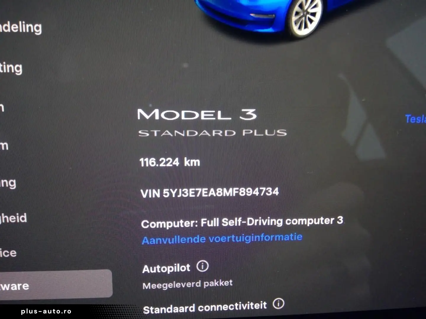 TESLA Model 3 Standard RWD Plus FACELIFT [ LFP ACCU WA
