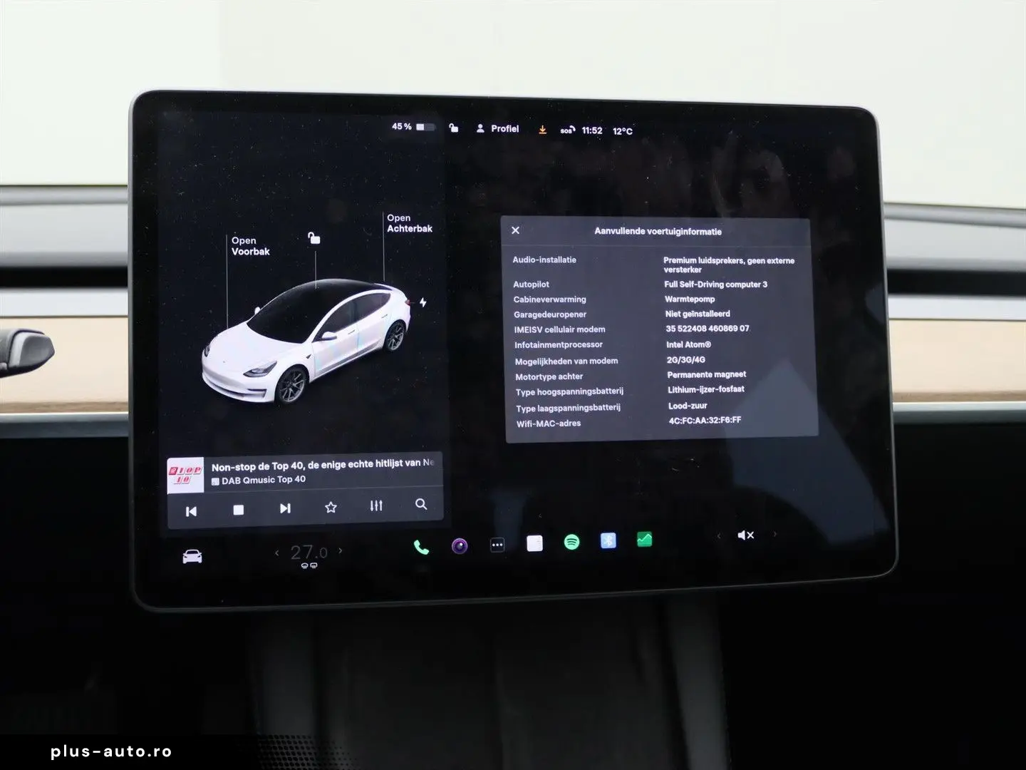 TESLA Model 3 Standard RWD Plus FACELIFT [ LFP ACCU WA