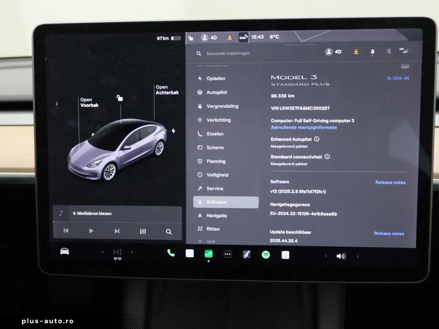 TESLA Model 3 Standard RWD Plus FACELIFT [ LFP ACCU WA
