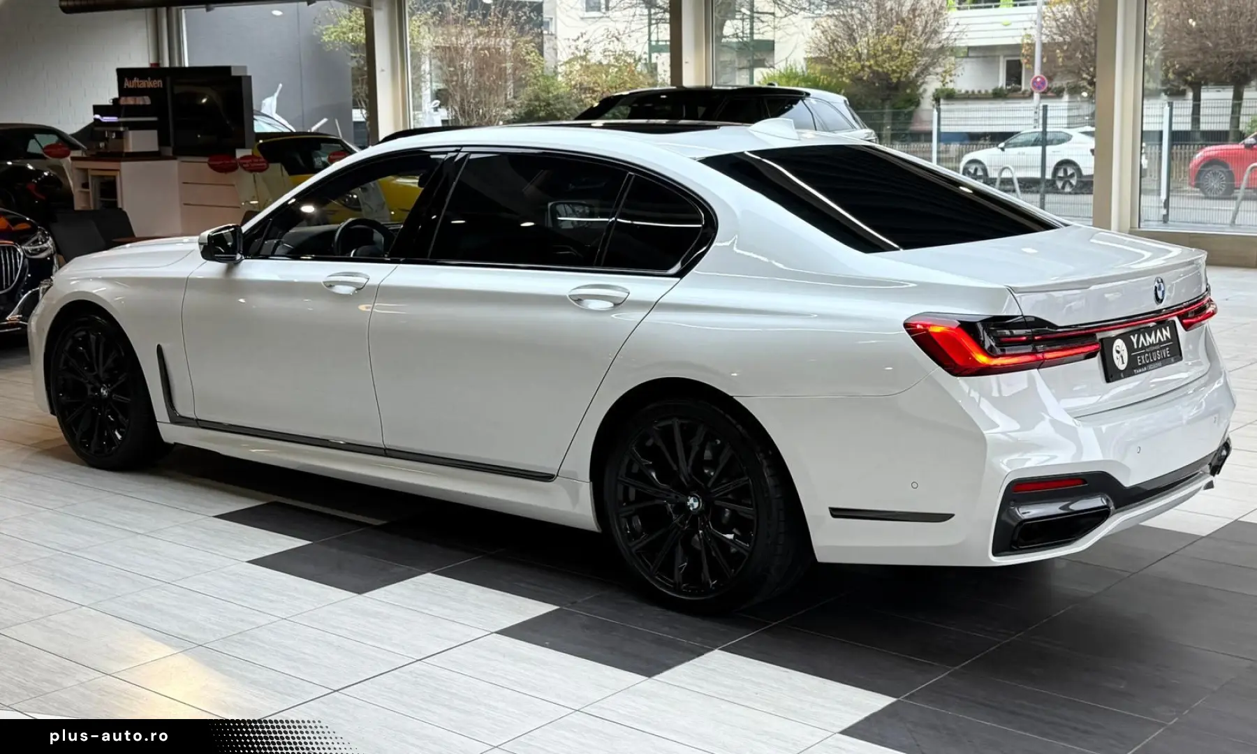 BMW 740dL Lang M Sport Lounge Tisch 3xTV B&W 100%Vol