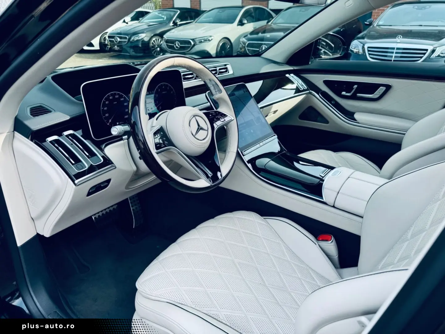 MERCEDES-BENZ S 450 Long AMG Line NAPPA BEIGE 3xTV CHAUFFEUR