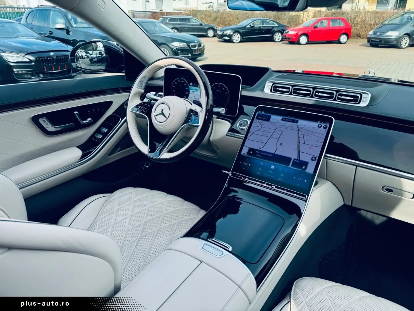 MERCEDES-BENZ S 450 Long AMG Line NAPPA BEIGE 3xTV CHAUFFEUR