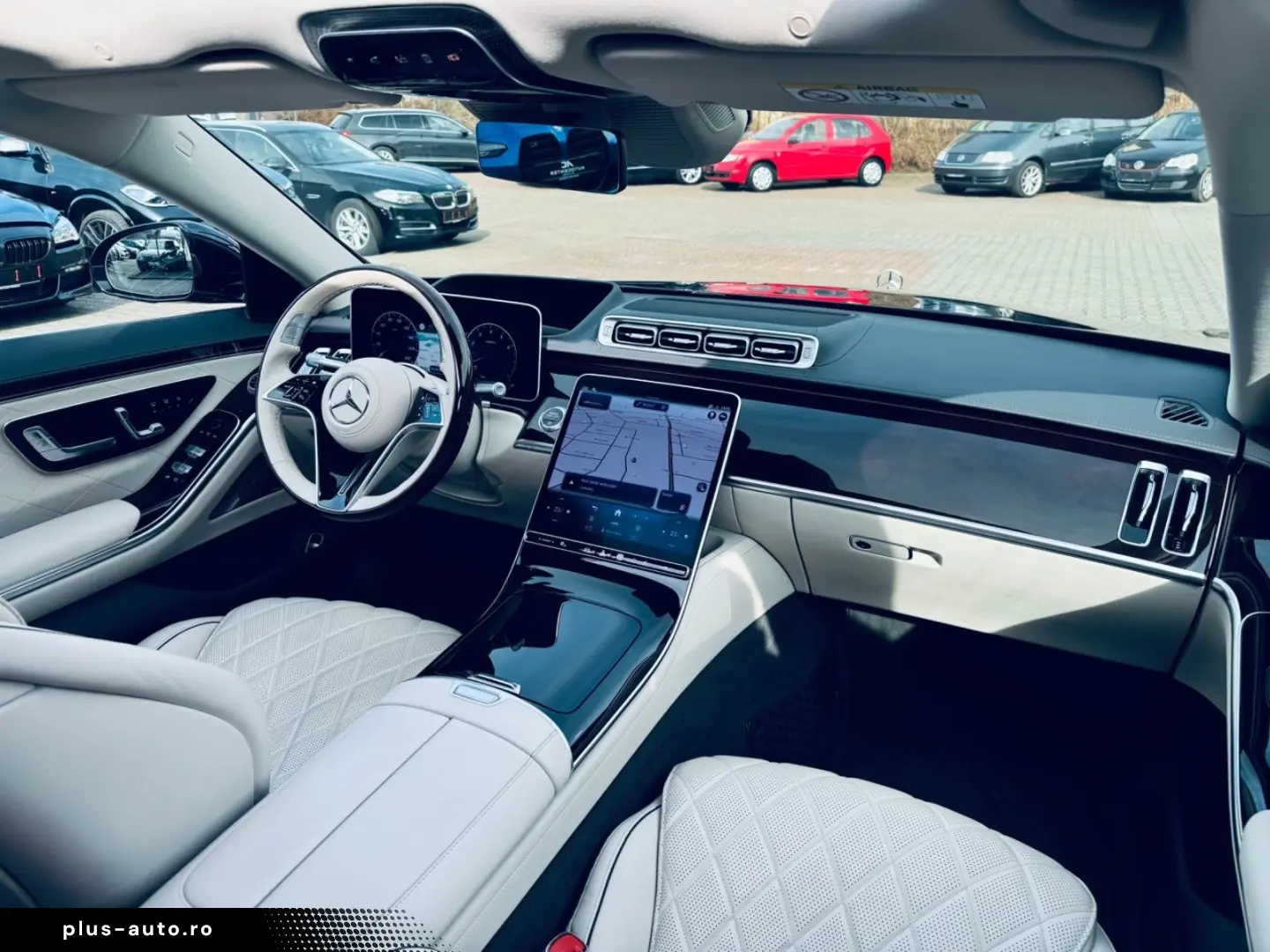 MERCEDES-BENZ S 450 Long AMG Line NAPPA BEIGE 3xTV CHAUFFEUR