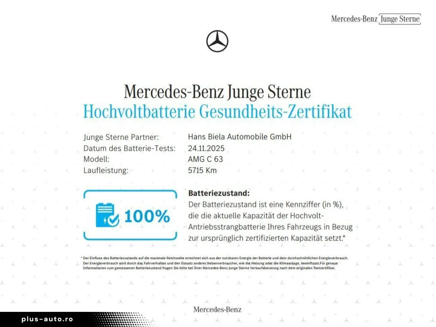 MERCEDES-BENZ AMG C 63S E PERFORMANCE Si Night Carb &hellip;