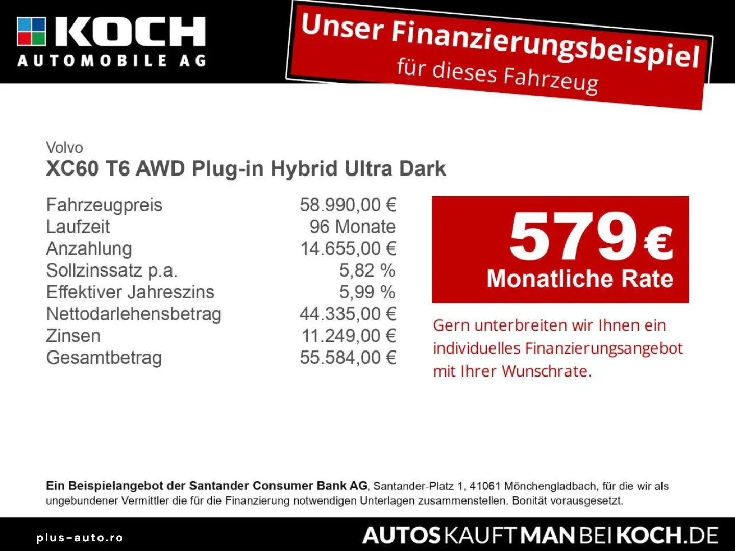 VOLVO XC60 T6 AWD Plug-in Hybrid Ultra Dark