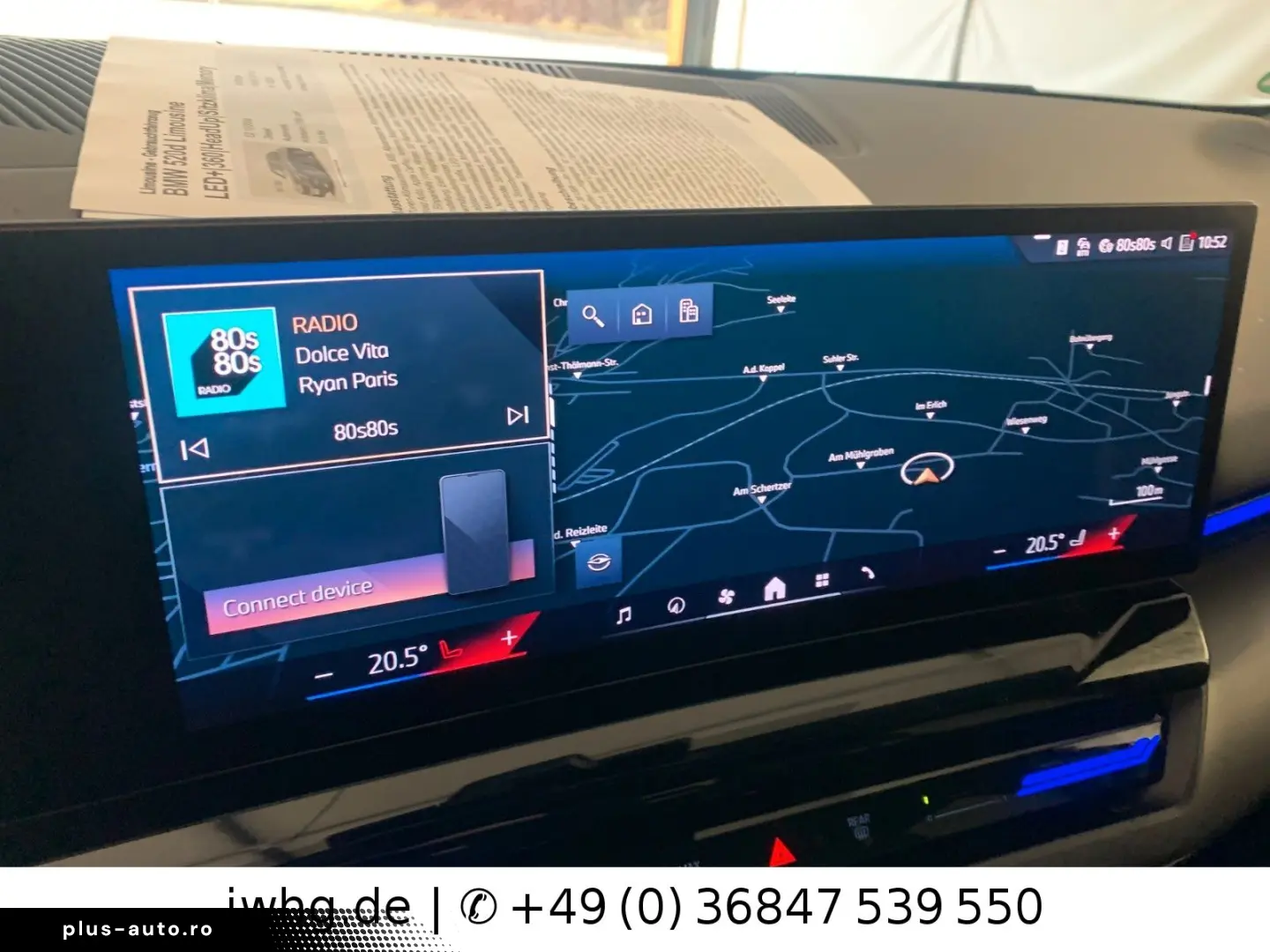 BMW 520d Limousine LED  360 HeadUp Sitzklima Memory