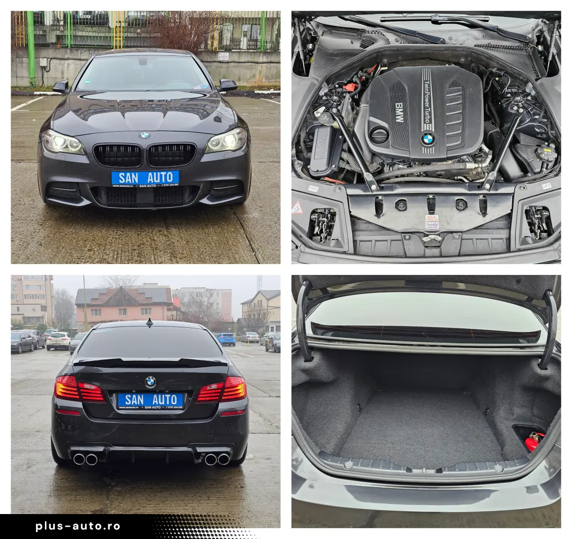 BMW F10 2015 3.0d 258 CP euro 6 automata   RATE fara avans