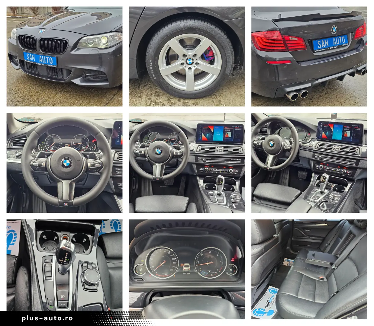 BMW F10 2015 3.0d 258 CP euro 6 automata   RATE fara avans