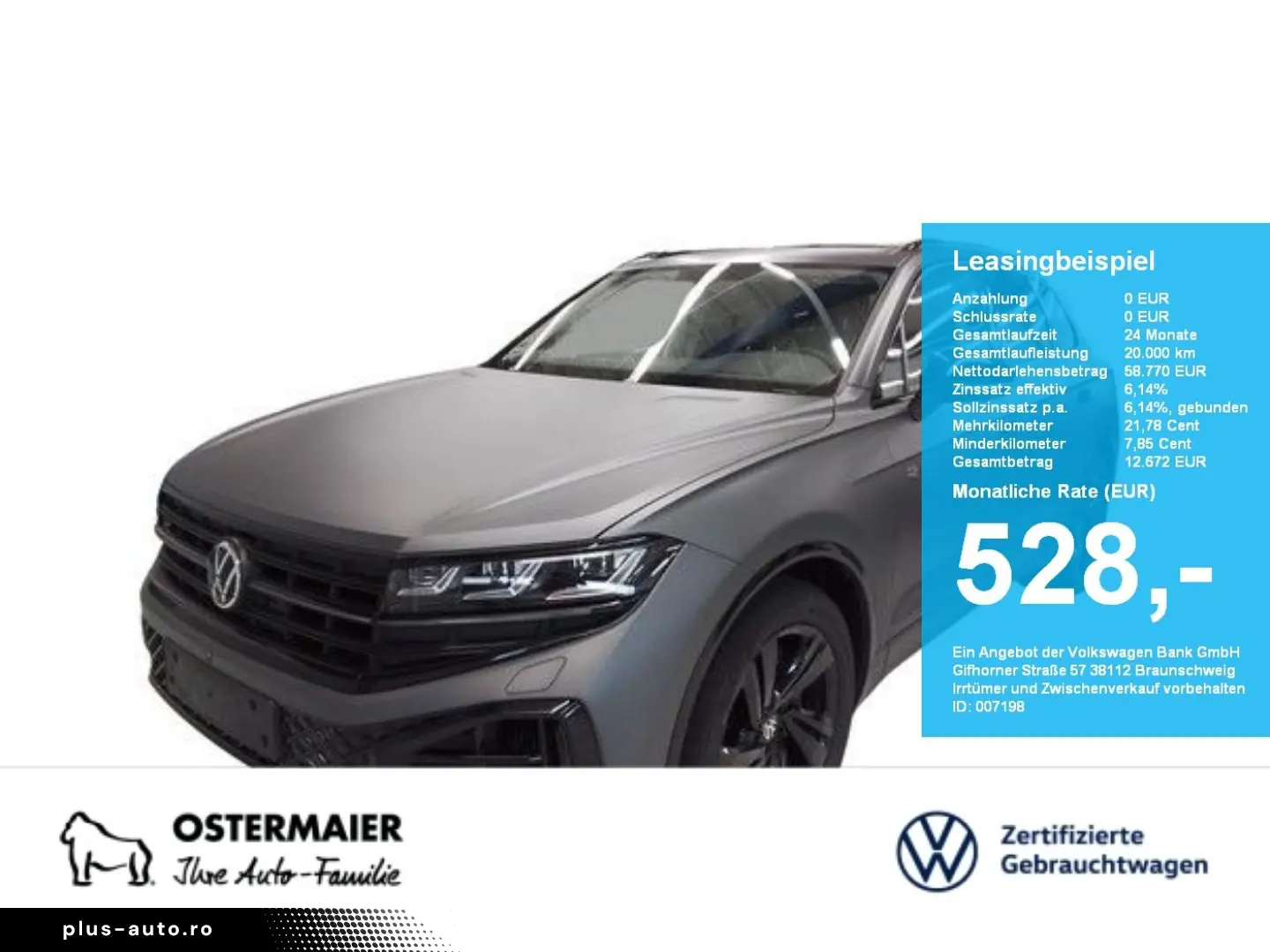 VW Touareg R-LINE BLACK 3.0TSI 340PS NP.122T STDHZG