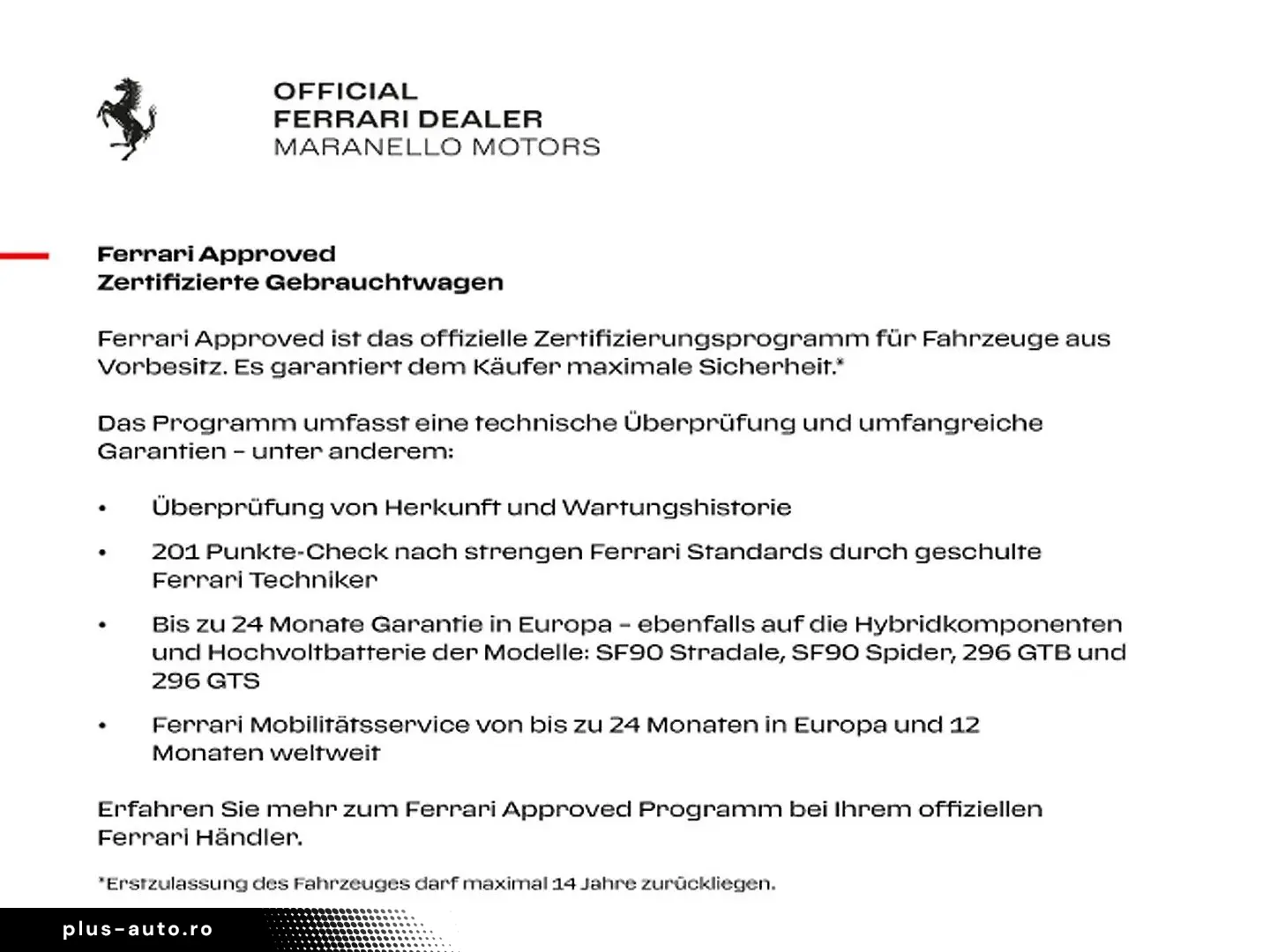 FERRARI Roma  ADAS Carbon LED Alcantara JBL MagneRide Ma