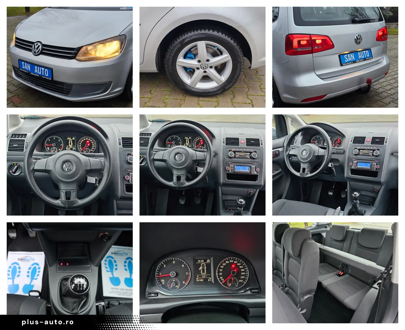 VW Touran 7 locuri 2011 1.6 TDI 105 CP euro 5