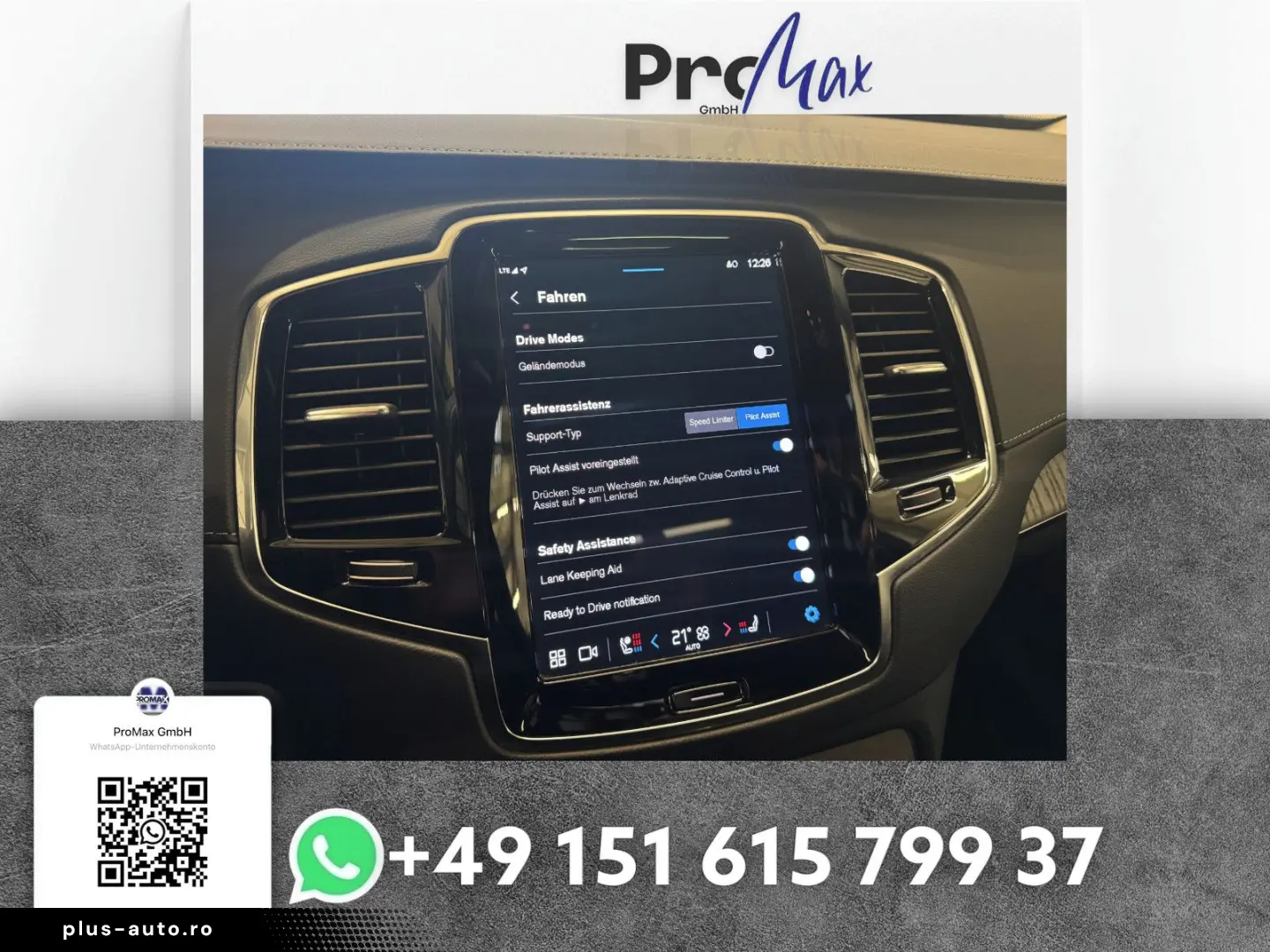 VOLVO XC90 B5 D Ultimate Dark AWD Pano HUD FourC