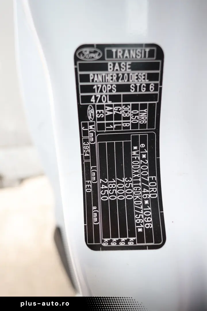 Ford Transit Koffer Prelata Axa Dubla 2.0D 170CP