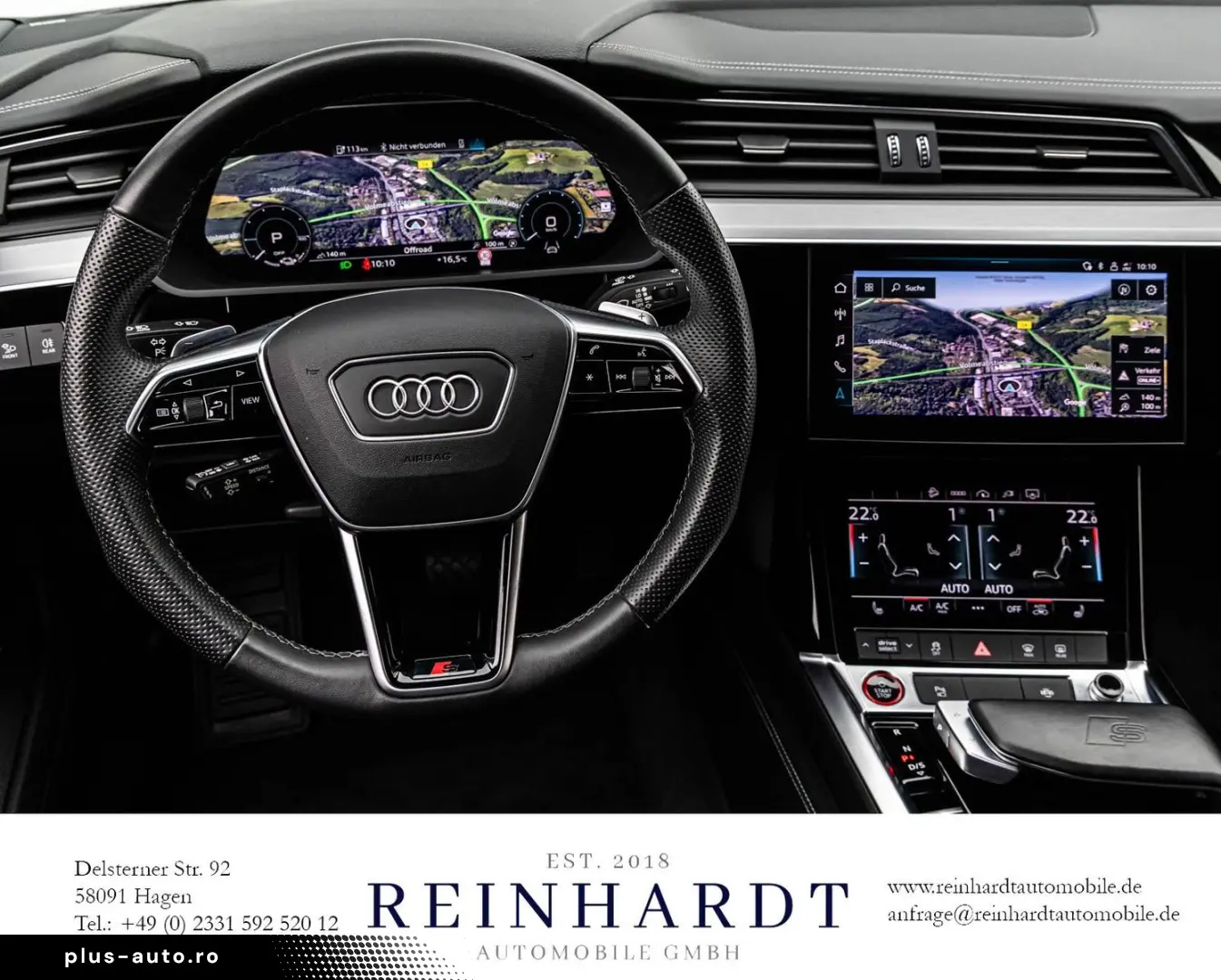 AUDI E-TRON S BLACK 22Z. MTRX ACC PANO 360  S-SITZE