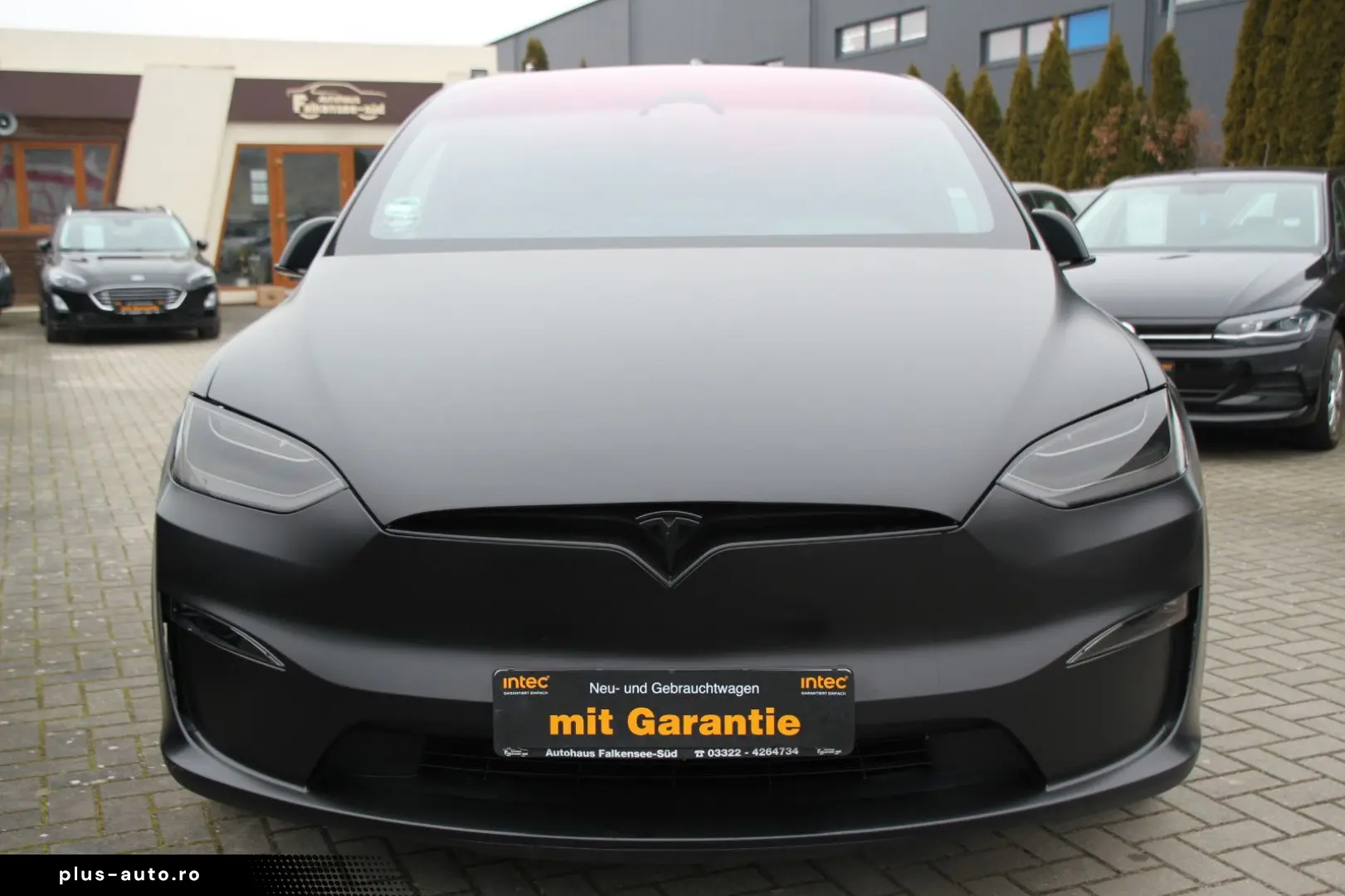 TESLA Model X Plaid Yoke-Lenkrad Garantie Mattfoliert