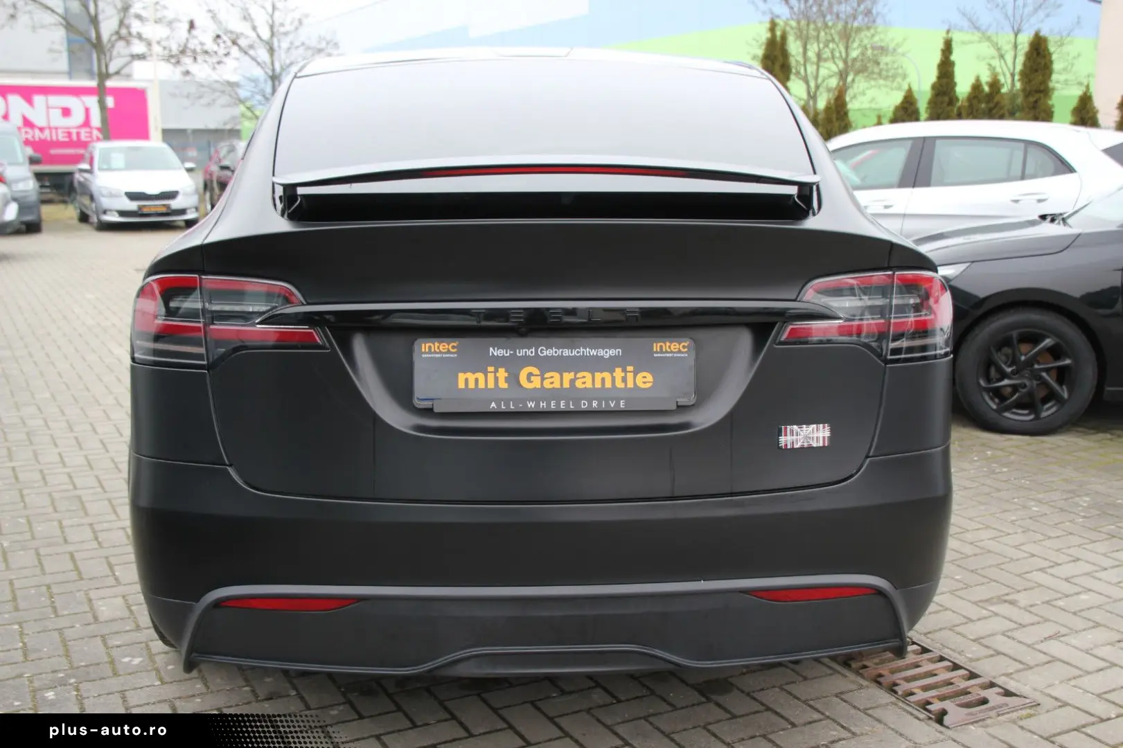 TESLA Model X Plaid Yoke-Lenkrad Garantie Mattfoliert