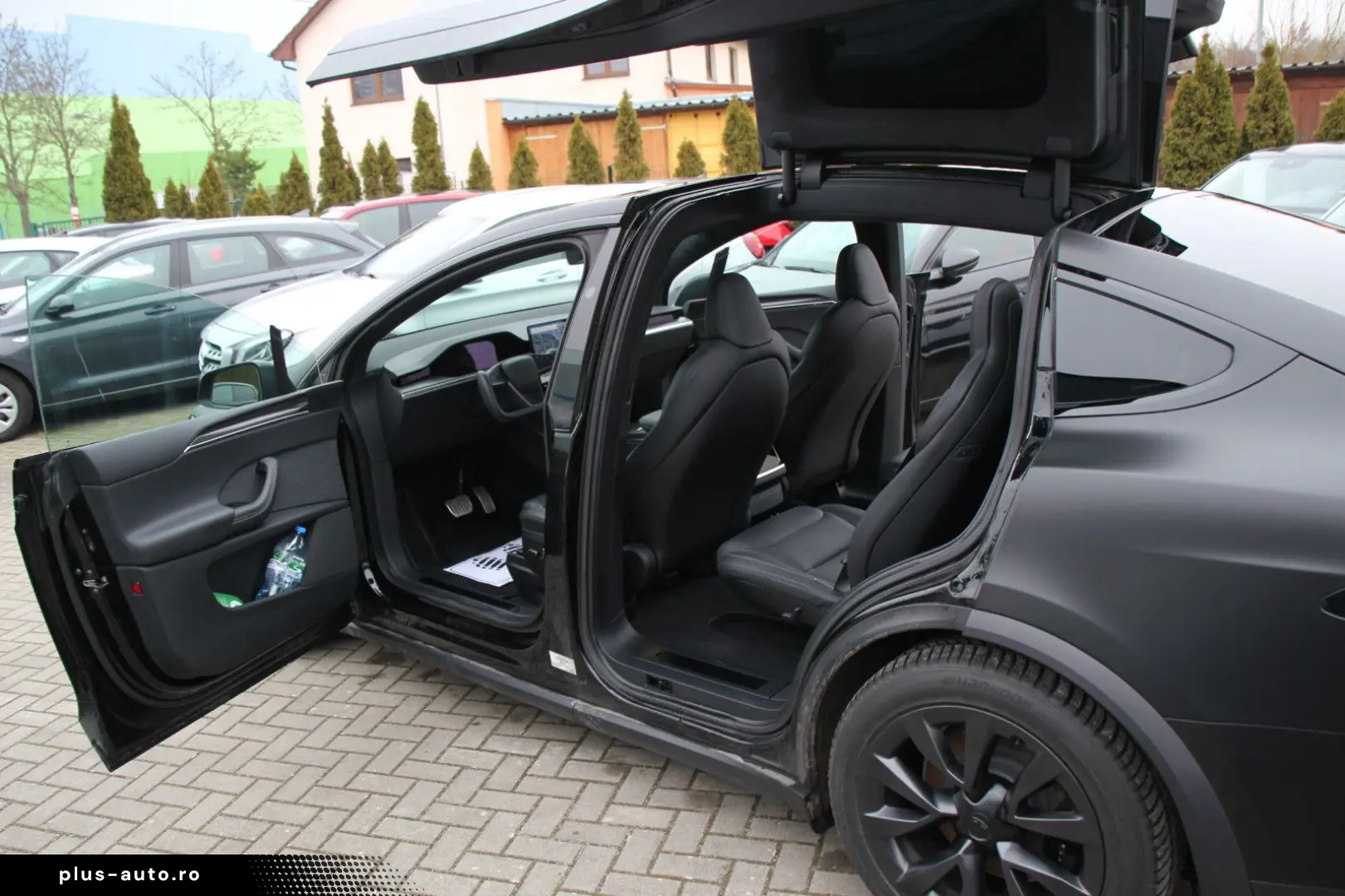 TESLA Model X Plaid Yoke-Lenkrad Garantie Mattfoliert