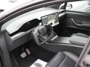 TESLA Model X Plaid Yoke-Lenkrad Garantie Mattfoliert