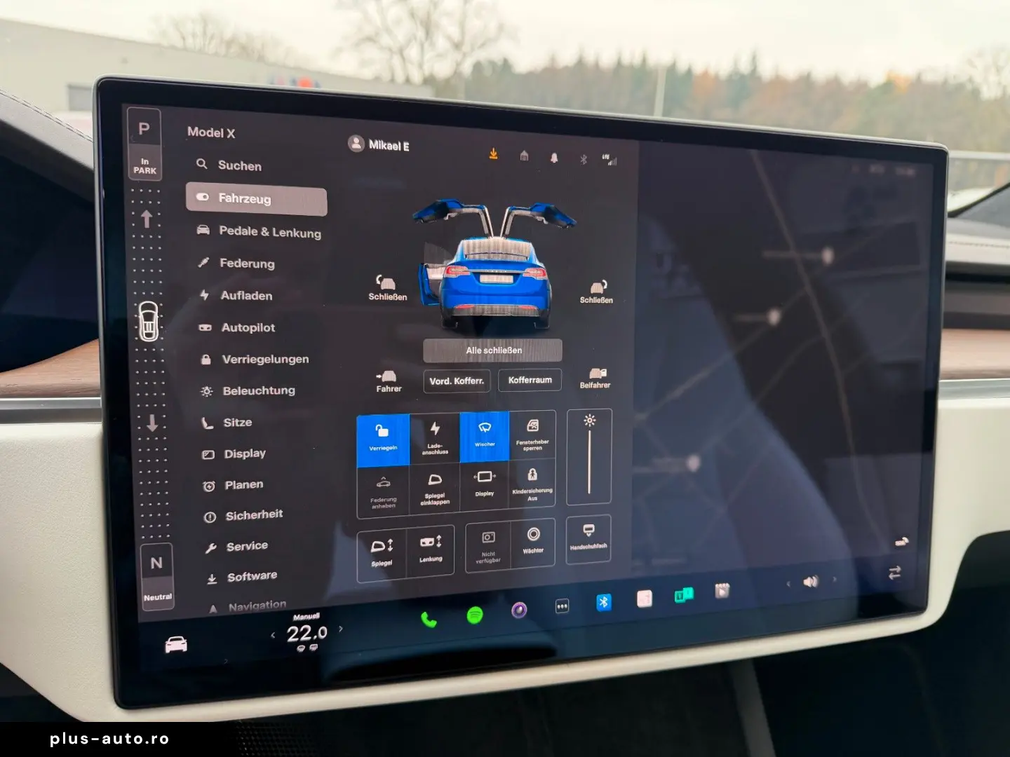 TESLA MODEL X PALLADIUM    HW 4 USS   AMD RYZEN
