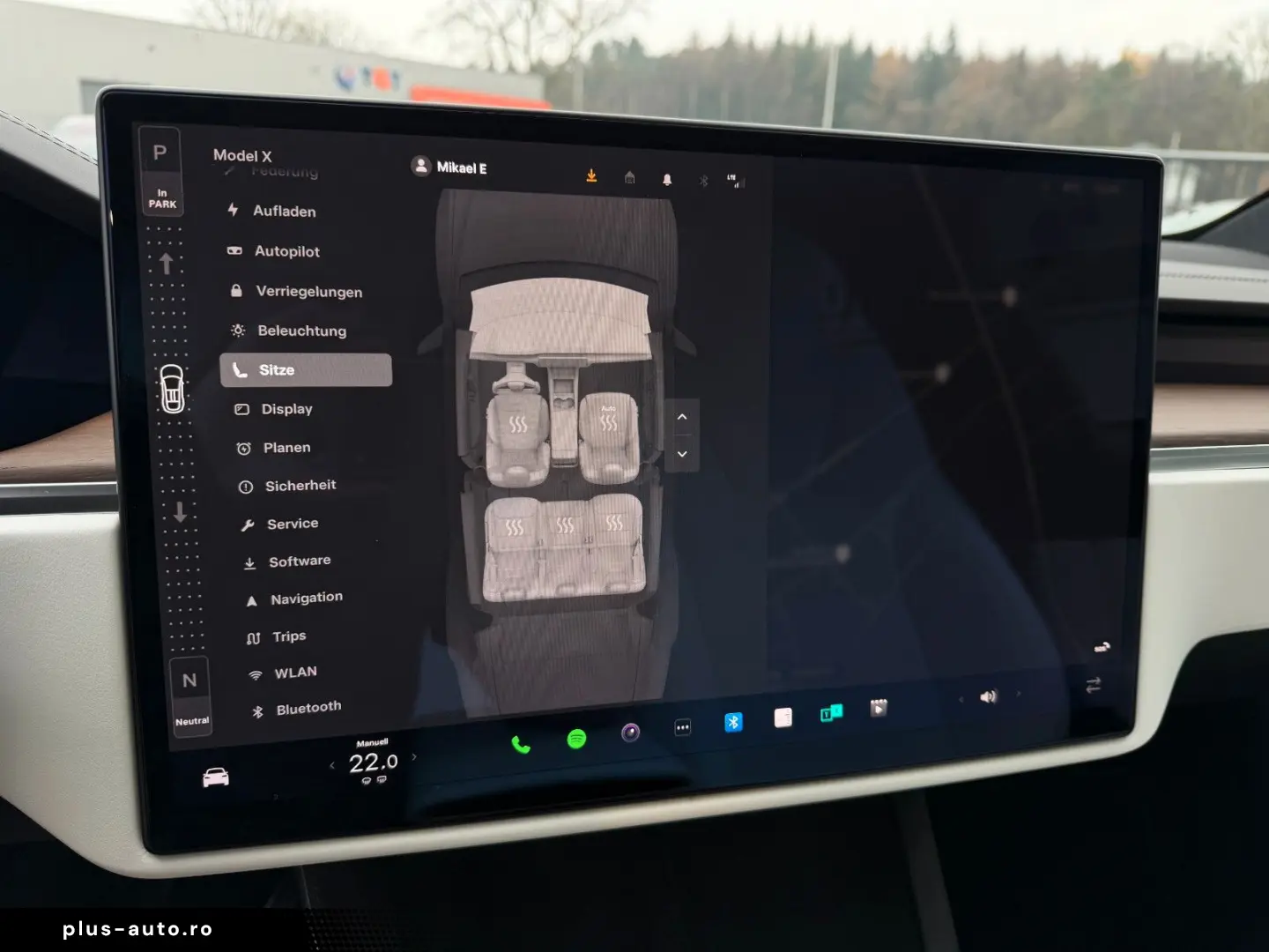 TESLA MODEL X PALLADIUM    HW 4 USS   AMD RYZEN