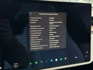 TESLA MODEL X PALLADIUM    HW 4 USS   AMD RYZEN