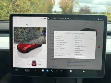 TESLA Model Y LR AWD Red Innen weiß EAP 20  Ga 09.2027