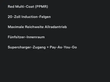 TESLA Model Y LR AWD Red Innen weiß EAP 20  Ga 09.2027