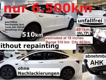 TESLA Model 3 AHK nahezu neu kaufen auch Tesla an