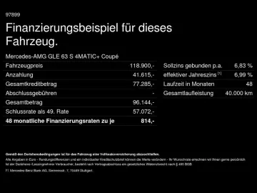 MERCEDES-BENZ GLE 63 AMG S 4M  Coupé Panorama Multib&hellip;