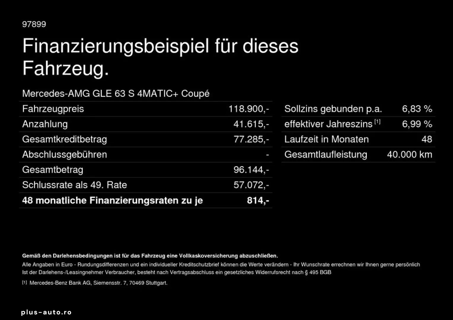MERCEDES-BENZ GLE 63 AMG S 4M  Coupé Panorama Multib&hellip;