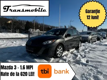 Mazda 3 MZR Active 1.6 MPI   139.000 km   Garanție & Rate