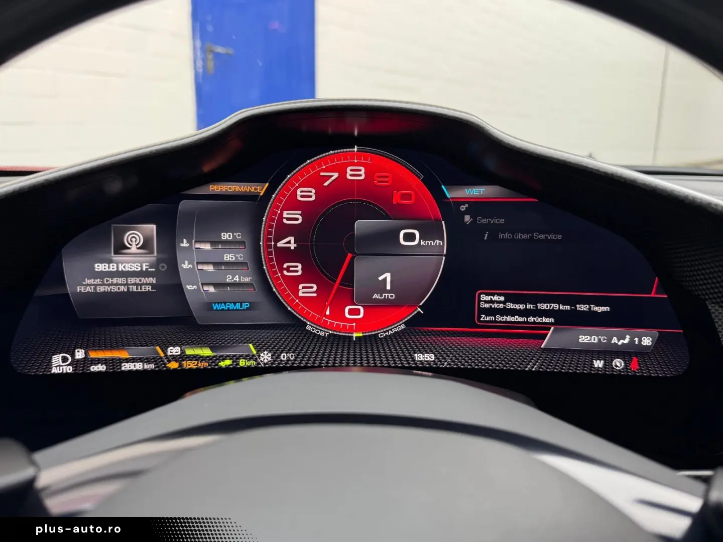 FERRARI 296 GTB CARBON-DAYTONA RACING LIFT JBL LCD-DISP